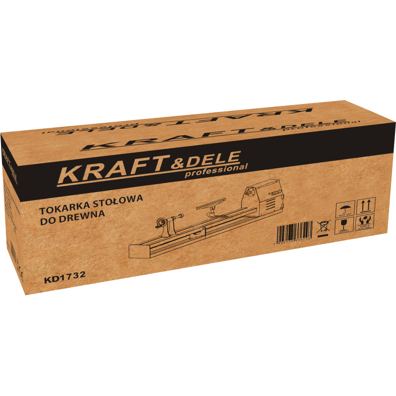 Stalinės medžio tekinimo staklės 650W KRAFT&DELE KD1732