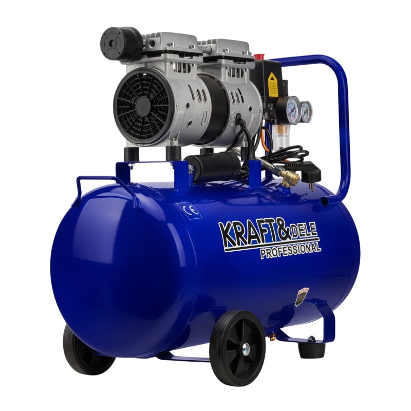 Olajmentes kompresszor 50L 1500W 290L/perc KRAFT&DELE KD4048 Olajmentes kompresszor 50L 1500W 290L/perc KRAFT&DELE KD4048
