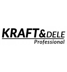 Logo marki KRAFT&DELE Professional na białym tle