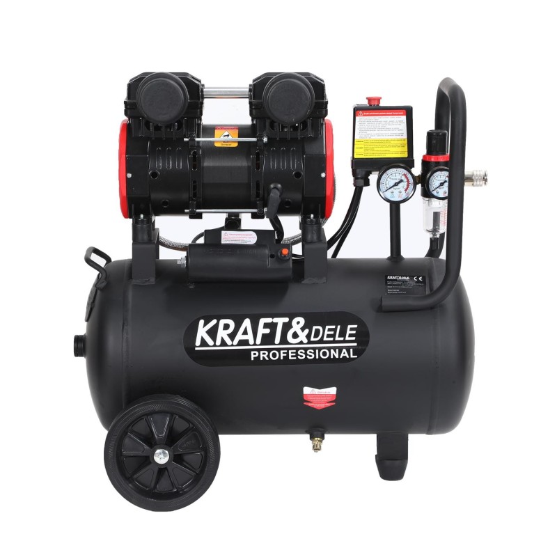 Olajmentes kompresszor 24L KRAFT&DELE KD1385 Olajmentes kompresszor 24L KRAFT&DELE KD1385