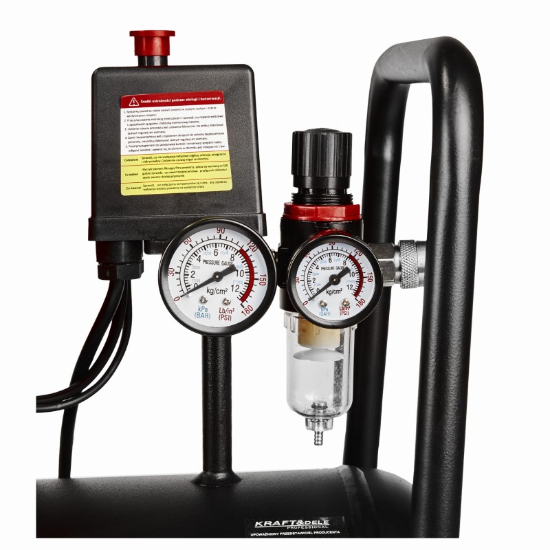 Olajmentes kompresszor 24L KRAFT&DELE KD1385 Olajmentes kompresszor 24L KRAFT&DELE KD1385