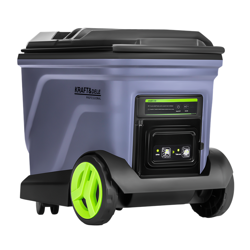 Akumuliatorinis ploviklis su 20L talpa 700W 42V Kraft&Dele KD5372 Akumuliatorinis ploviklis su 20L talpa 700W 42V Kraft&Dele KD5372