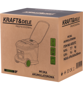 Originalkarton des Akku-Hochdruckreinigers KD5372
