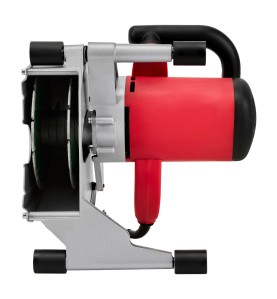 Bruzdownica 150mm KD1538 - widok z tyłu na silnik i rolki prowadzące