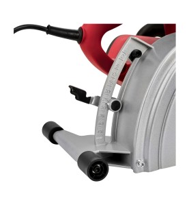 Bruzdownica 150mm KD1538 - zbliżenie na mechanizm regulacji głębokości cięcia