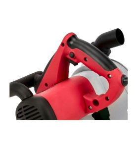 Bruzdownica 150mm KD1538 - zbliżenie na rękojeść z włącznikiem