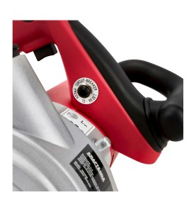 Bruzdownica 150mm KD1538 - zbliżenie na wyłącznik przeciążeniowy