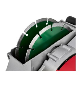 Bruzdownica 150mm KD1538 - szczegółowy widok na tarcze tnące
