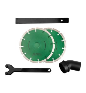 Zestaw akcesoriów do bruzdownicy KD1538 - tarcze, klucze i adapter