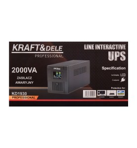 Boczna strona pudełka zasilacza awaryjnego UPS KD1930