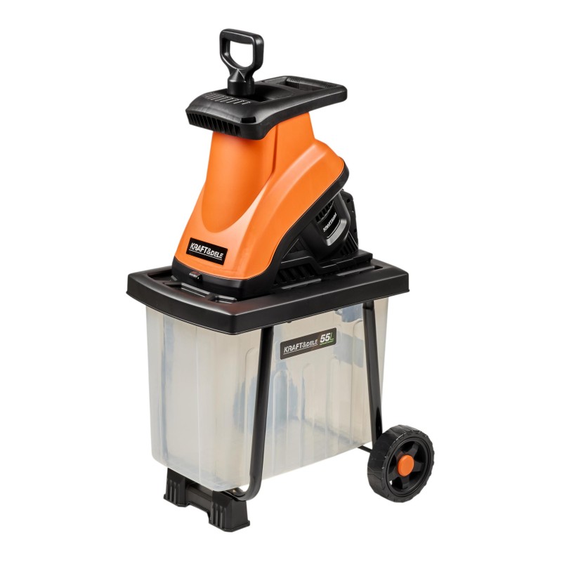 Elektrischer Gartenhäcksler 3000W 45mm 55L KRAFT&DELE KD5212 Elektrischer Gartenhäcksler 3000W 45mm 55L KRAFT&DELE KD5212