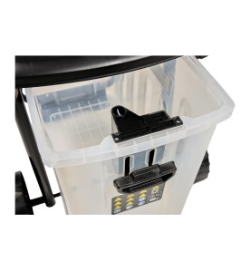 Innenansicht des transparenten 55L Auffangbehälters des KD5212