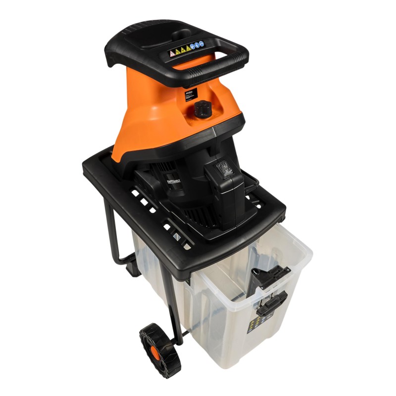 Elektrischer Gartenhäcksler 3000W 45mm 55L KRAFT&DELE KD5212 Elektrischer Gartenhäcksler 3000W 45mm 55L KRAFT&DELE KD5212