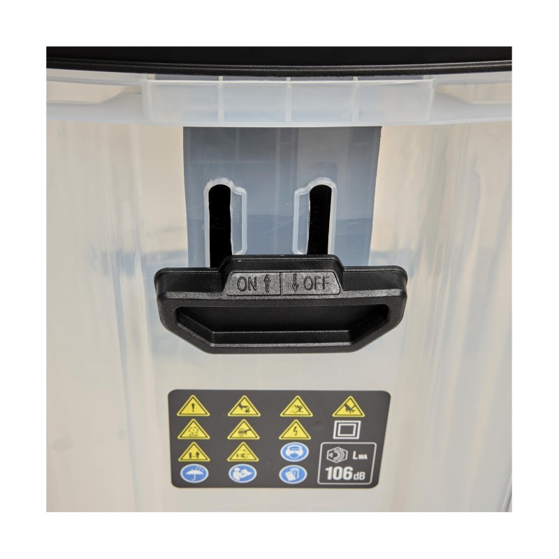 Elektrischer Gartenhäcksler 3000W 45mm 55L KRAFT&DELE KD5212 Elektrischer Gartenhäcksler 3000W 45mm 55L KRAFT&DELE KD5212