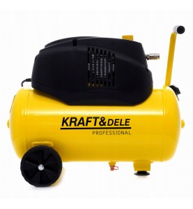 Kompresor bezolejowy KD1416 widok z boku na zbiornik 24L