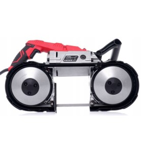 Tragbare Bandsäge 1900W KD3037 - Schrägansicht von Griff und Gehäuse