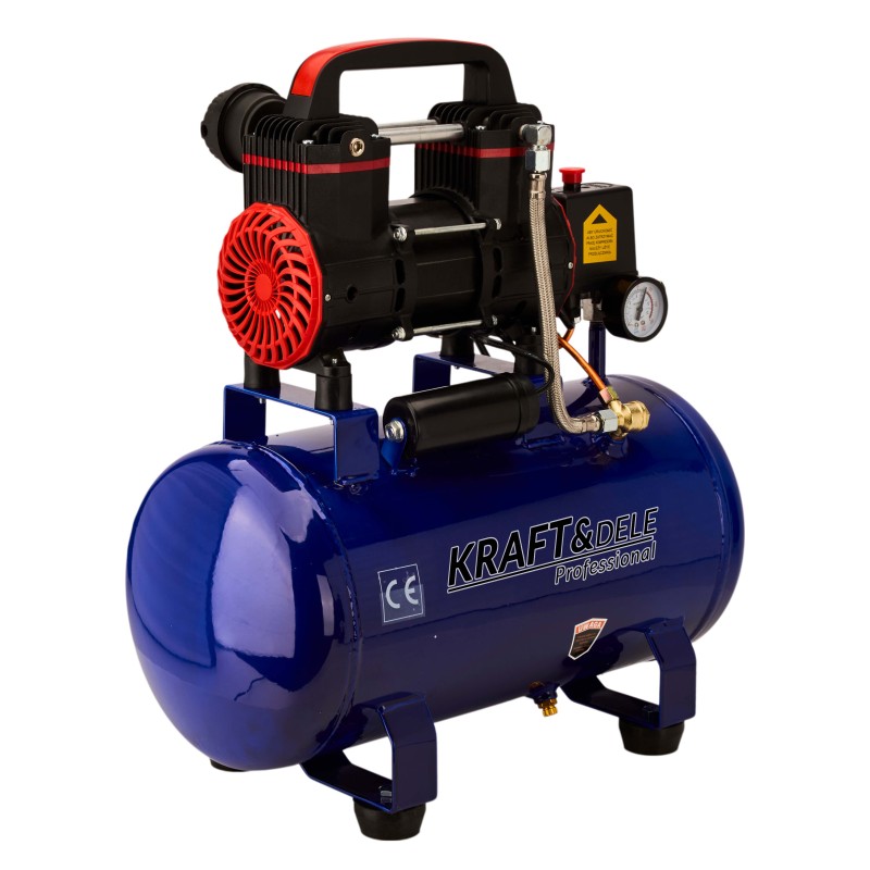 Olajmentes kompresszor 24L 1390W KRAFT&DELE KD2128 Olajmentes kompresszor 24L 1390W KRAFT&DELE KD2128