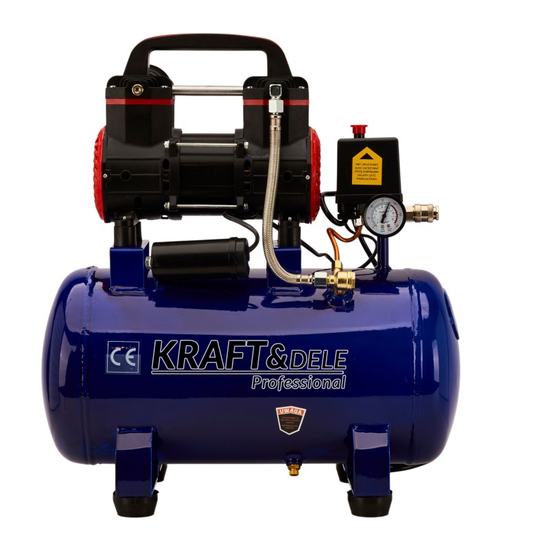 Olajmentes kompresszor 24L 1390W KRAFT&DELE KD2128 Olajmentes kompresszor 24L 1390W KRAFT&DELE KD2128