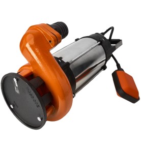 Unterer Teil der Tauchpumpe KD768, Ansicht auf Basis und Gehäuse