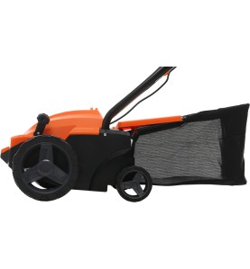 Elektro-Vertikutierer/Lüfter 2400W KD5190 mit montiertem Fangkorb