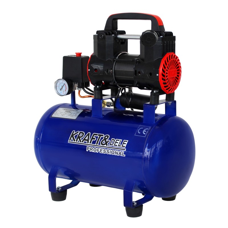 KRAFT&DELE olajmentes kompresszor 30L 1500W 285L/min KD4091 KRAFT&DELE olajmentes kompresszor 30L 1500W 285L/min KD4091