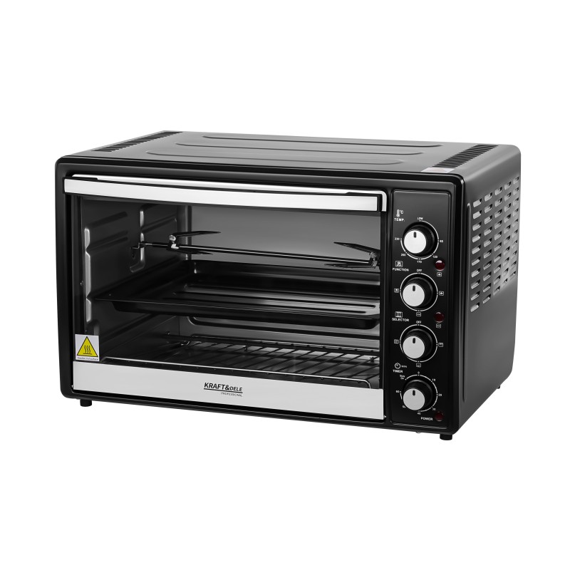 Elektrinė orkaitė 48L 2000W su iešmu KRAFT&DELE KD4112 Elektrinė orkaitė 48L 2000W su iešmu KRAFT&DELE KD4112