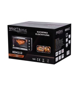 Opakowanie kartonowe kuchenki elektrycznej KD4112 widok z boku