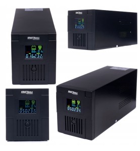 Zestaw zdjęć prezentujących zasilacz awaryjny UPS 1500VA KD1929 pod różnymi kątami