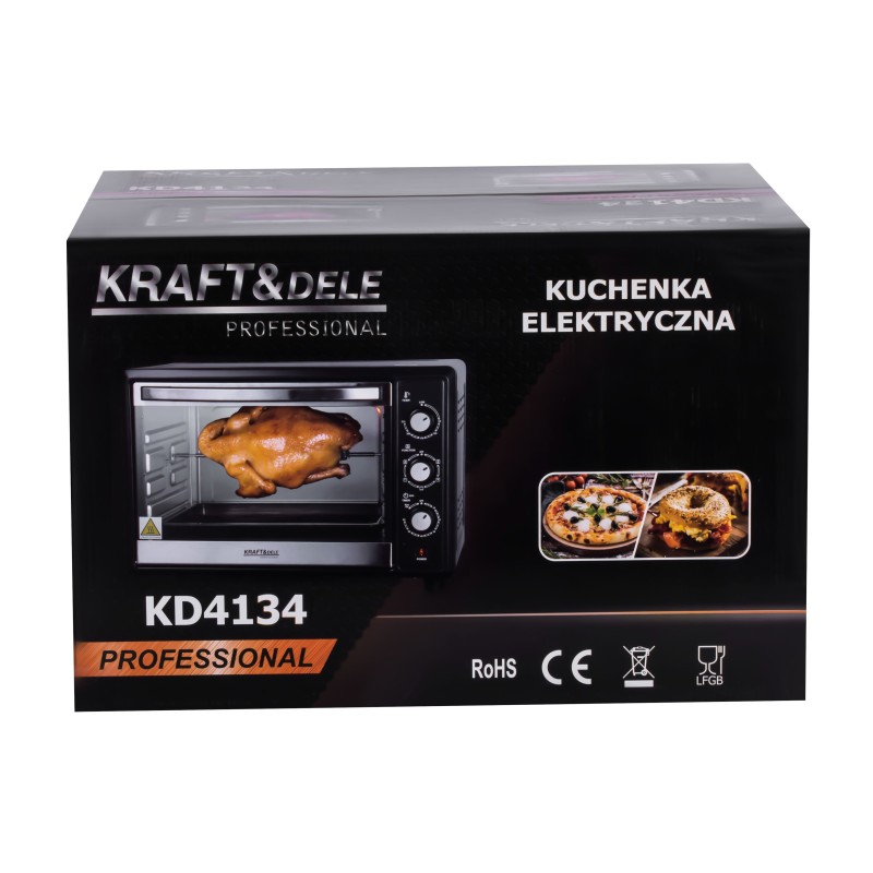 Elektromos sütő 2000W 45L KRAFT&DELE KD4134 Elektromos sütő 2000W 45L KRAFT&DELE KD4134