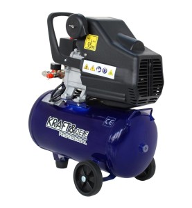 Kompresor olejowy 24L KD4050 - widok z tyłu z osłoną silnika