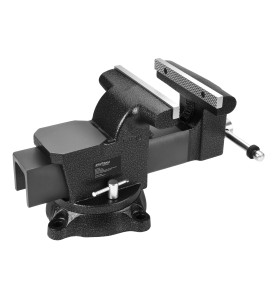 Drehbarer Schraubstock mit Amboss 200mm KD3683, Draufsicht auf die Spannbacken