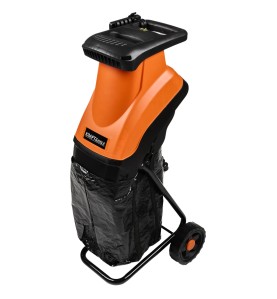 Elektrischer Häcksler KD5211 mit Auffangsack - Seitenansicht