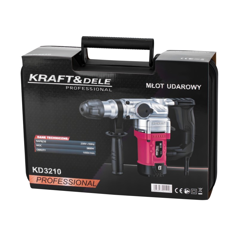 Młot udarowy KRAFT&DELE 2800W 6J SDS-PLUS KD3210