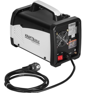 Rückseite des Schweißgeräts KD815 mit Lüfter und Netzkabel