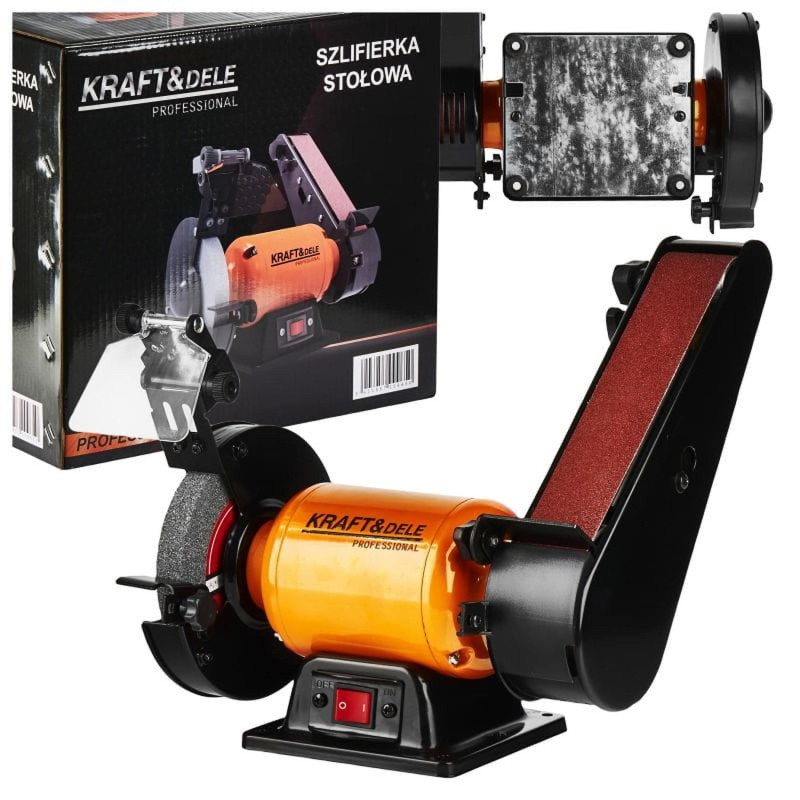 Stalinis šlifuoklis / juostinis šlifuoklis KRAFT&DELE 1800W KD568