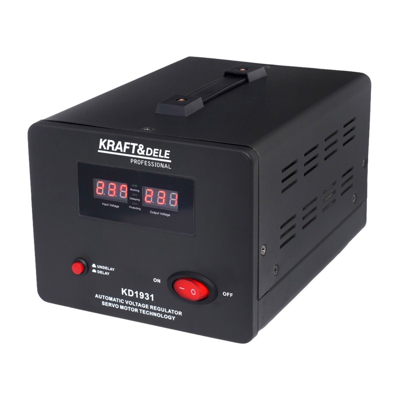 Įtampos stabilizatorius AVR 1000VA 230V KRAFT&DELE KD1931 Įtampos stabilizatorius AVR 1000VA 230V KRAFT&DELE KD1931