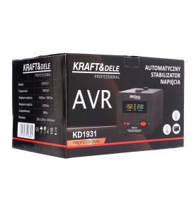 Opakowanie kartonowe stabilizatora napięcia AVR 1000VA KD1931