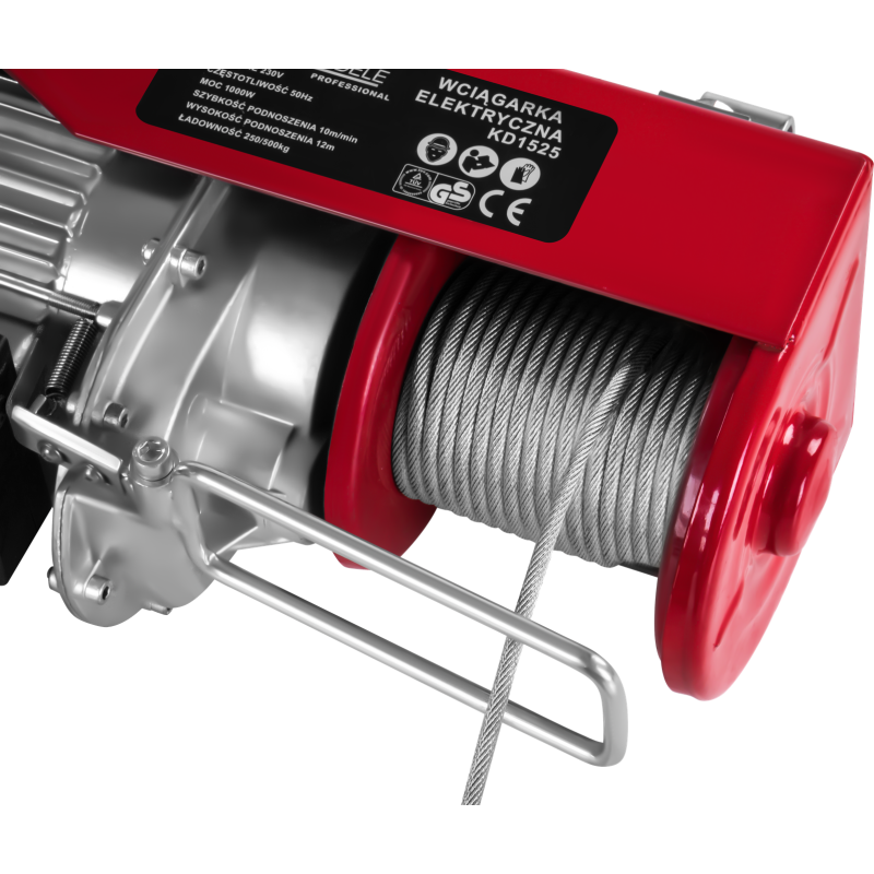 KRAFT&DELE KD1525 elektromos köteles csörlő 250/500kg