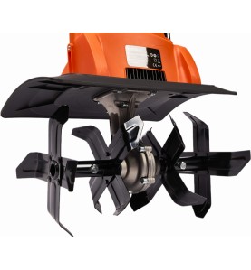 Elektro-Bodenhacke 2400W KD5183 - Ansicht der Messer und der Schutzabdeckung