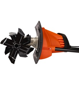 Elektro-Bodenhacke 2400W KD5183 - Seitenansicht der Schneidmesser