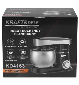 Pudełko miksera planetarnego KD4163 z widocznym zdjęciem urządzenia