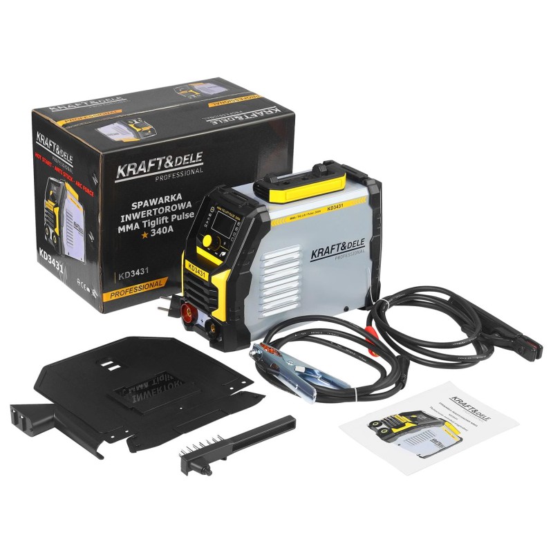 Inverteres hegesztő MMA TigLift Pulse 340A KRAFT&DELE KD3431