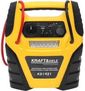 Jump starter 5W1 Kraft&Dele KD1921 - urządzenie wielofunkcyjne z kompresorem - zdjęcie główne