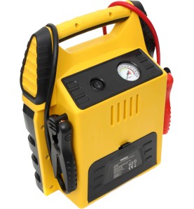 Jump starter KD1921 - widok na panel tylny z manometrem kompresora
