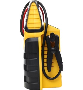 Jump starter KD1921 - widok z boku na obudowę i zacisk akumulatora