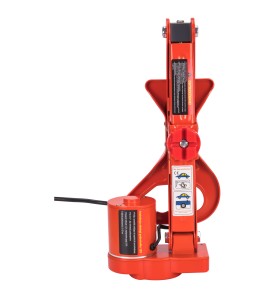Podnośnik elektryczny samochodowy 12V 3T KD1369 w pozycji pionowej