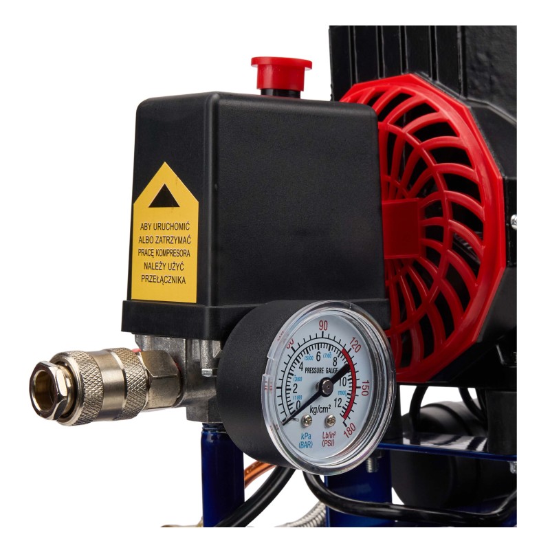 Olajmentes kompresszor 9L 1200W 220L/perc KRAFT&DELE KD4090 Olajmentes kompresszor 9L 1200W 220L/perc KRAFT&DELE KD4090