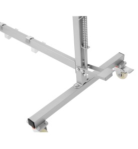 Lackierständer 360° KD3582 - Nahaufnahme des unteren Rahmens und Mechanismus