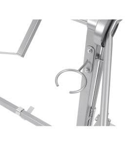 Lackierständer 360° KD3582 - Nahaufnahme der Sprühpistolenhalterung