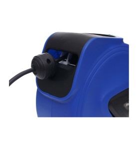 Zwijacz przewodu elektrycznego 10m KD4027 - zbliżenie na mechanizm wyjścia przewodu z ogranicznikiem